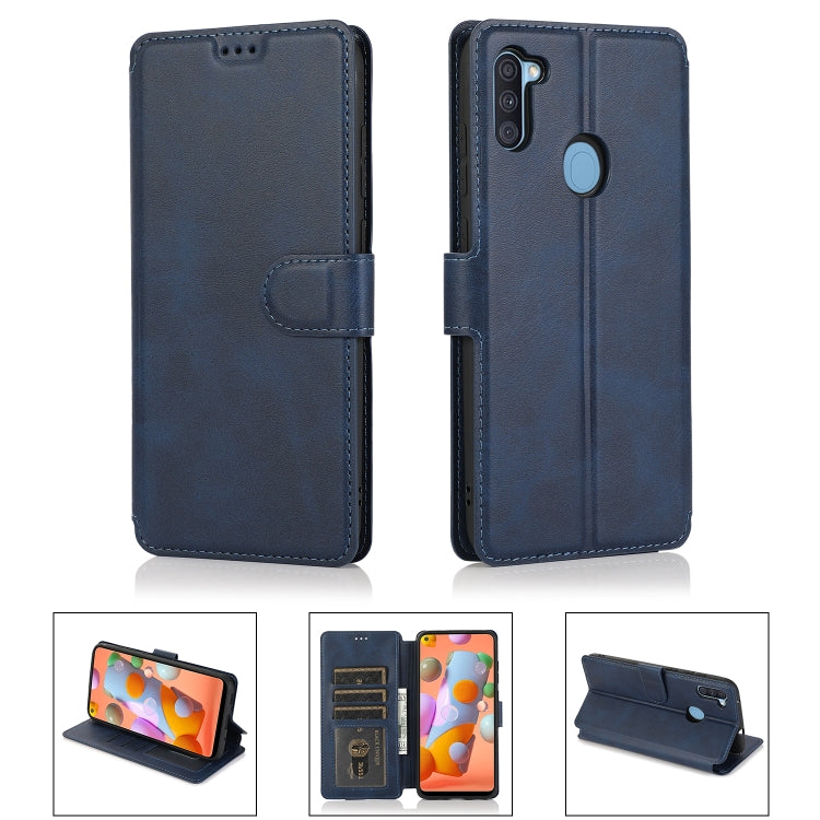 For Samsung Galaxy A11 US Version Shockproof PU + TPU Leather Phone Case