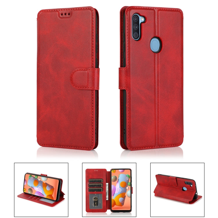 For Samsung Galaxy A11 US Version Shockproof PU + TPU Leather Phone Case