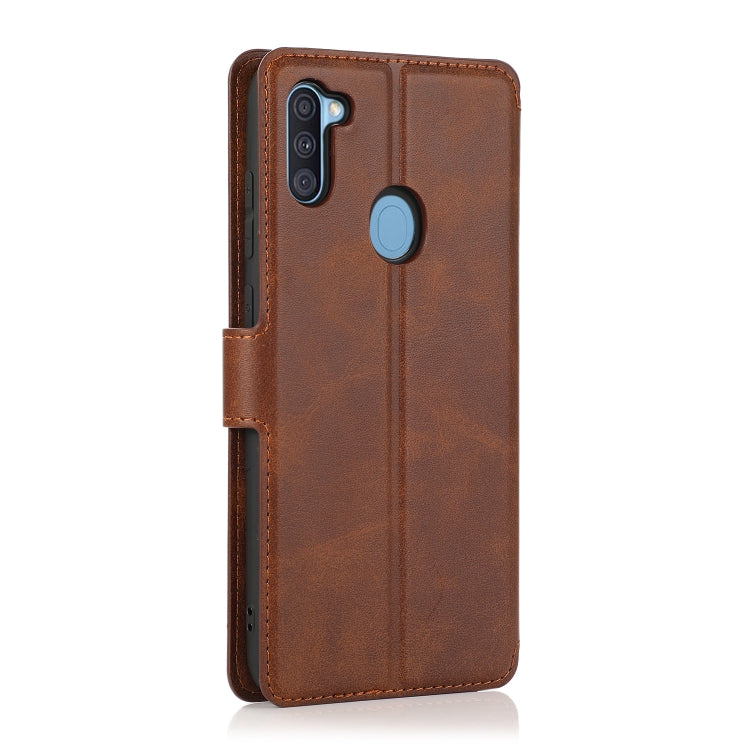 For Samsung Galaxy A11 EU Version Shockproof PU + TPU Leather Phone Case