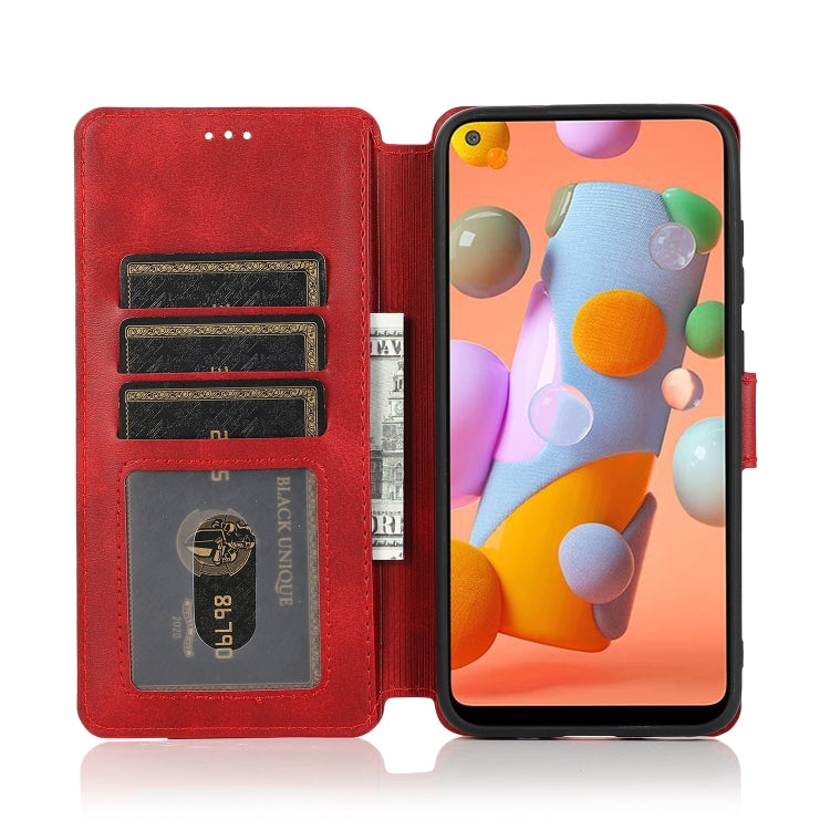 For Samsung Galaxy A11 EU Version Shockproof PU + TPU Leather Phone Case