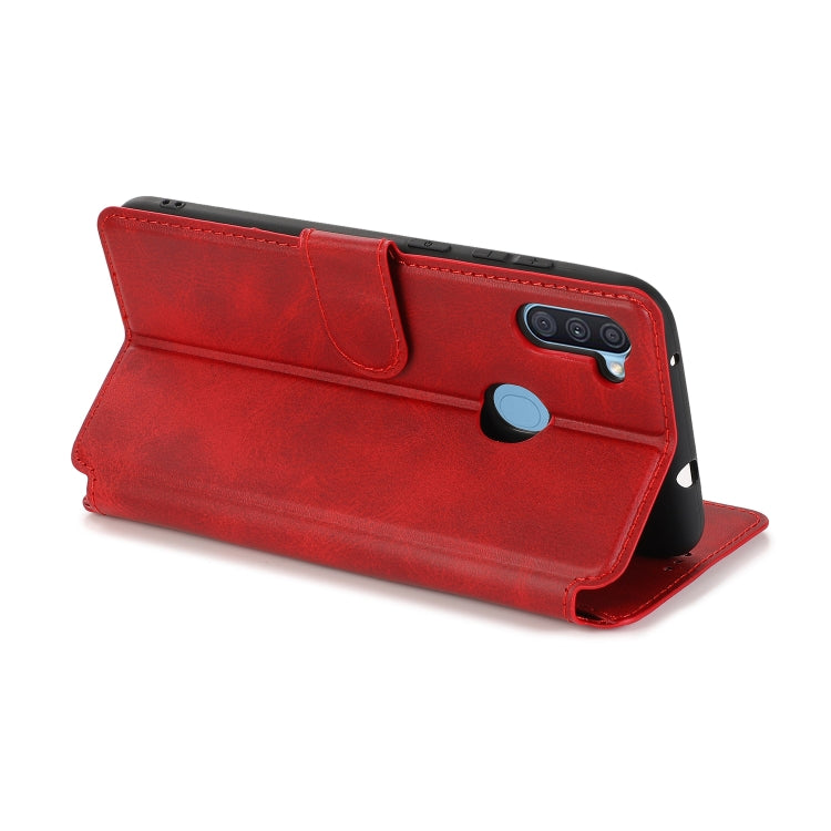 For Samsung Galaxy A11 EU Version Shockproof PU + TPU Leather Phone Case