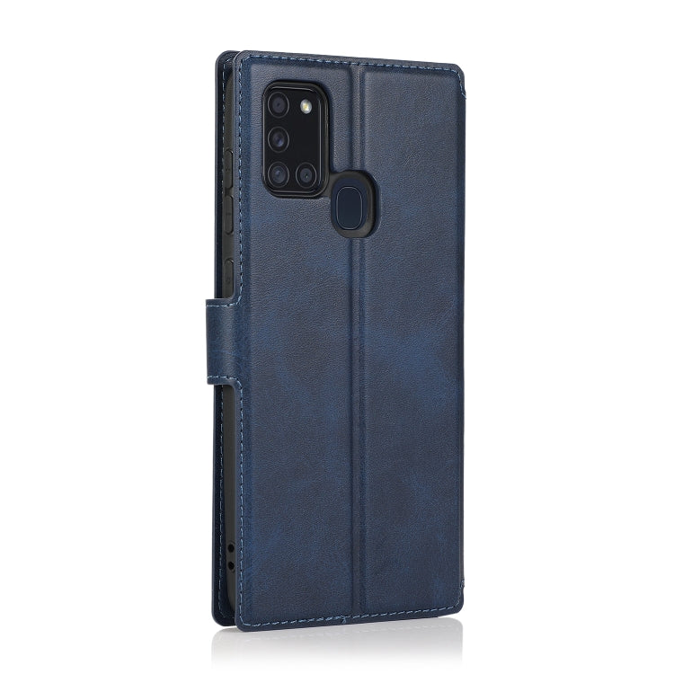 For Samsung Galaxy A21s Shockproof PU + TPU Leather Phone Case