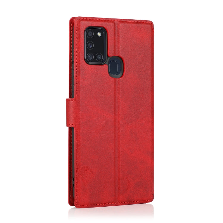 For Samsung Galaxy A21s Shockproof PU + TPU Leather Phone Case