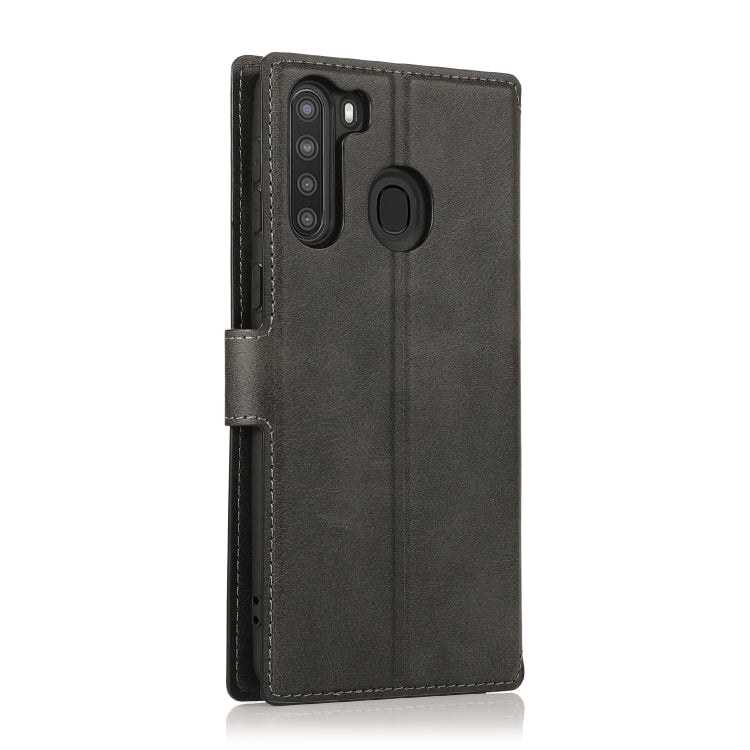 For Samsung Galaxy A21 EU Version Shockproof PU + TPU Leather Phone Case