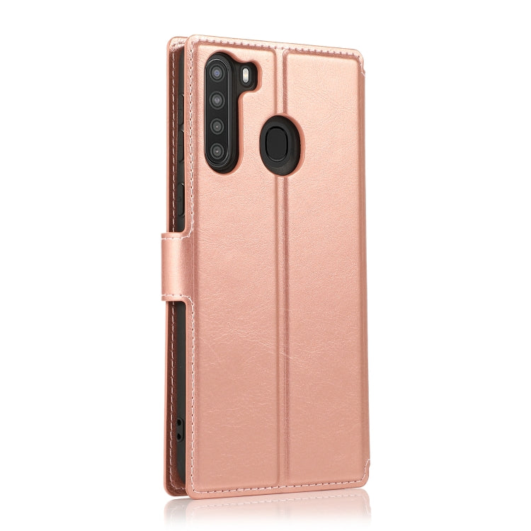 For Samsung Galaxy A21 EU Version Shockproof PU + TPU Leather Phone Case
