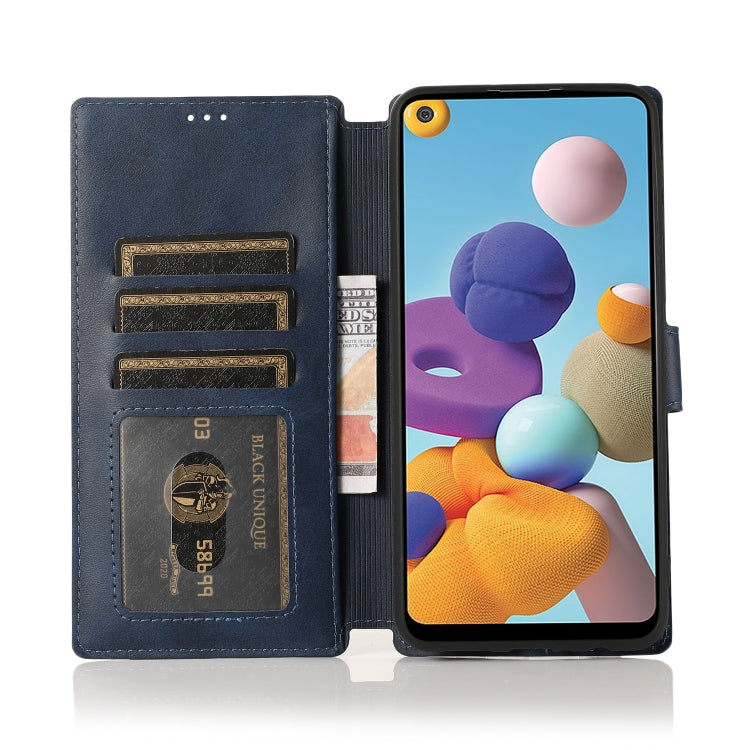 For Samsung Galaxy A21 EU Version Shockproof PU + TPU Leather Phone Case