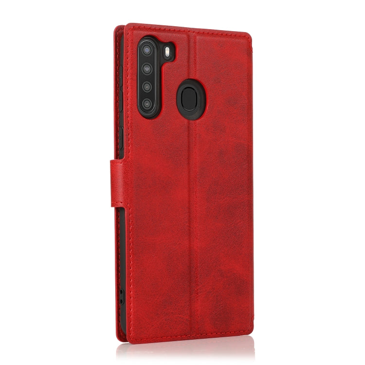 For Samsung Galaxy A21 EU Version Shockproof PU + TPU Leather Phone Case