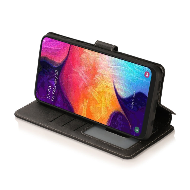 For Samsung Galaxy A30 Shockproof PU + TPU Leather Phone Case