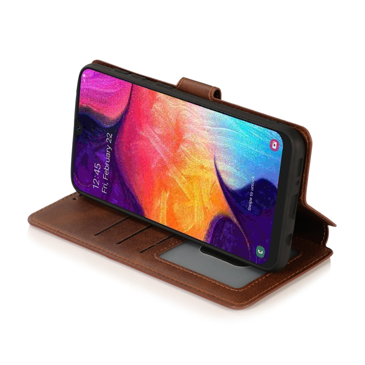 For Samsung Galaxy A30 Shockproof PU + TPU Leather Phone Case