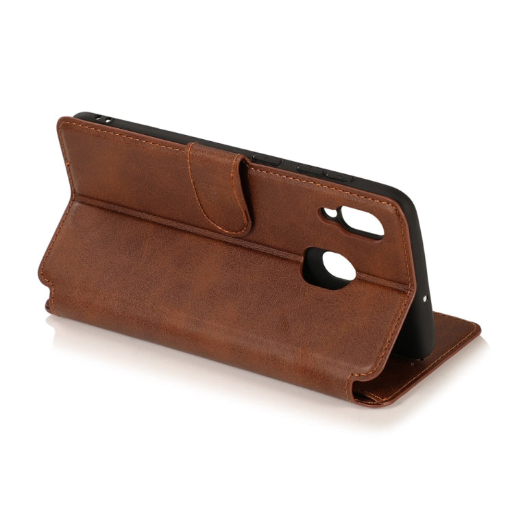 For Samsung Galaxy A30 Shockproof PU + TPU Leather Phone Case
