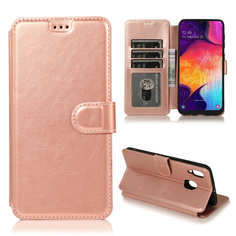 For Samsung Galaxy A30 Shockproof PU + TPU Leather Phone Case