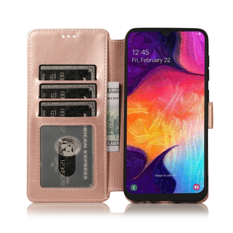 For Samsung Galaxy A30 Shockproof PU + TPU Leather Phone Case