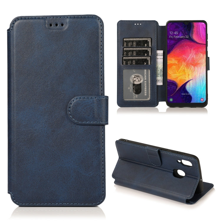 For Samsung Galaxy A30 Shockproof PU + TPU Leather Phone Case