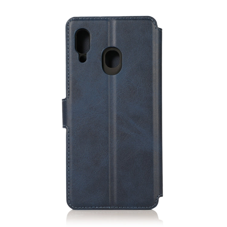 For Samsung Galaxy A30 Shockproof PU + TPU Leather Phone Case