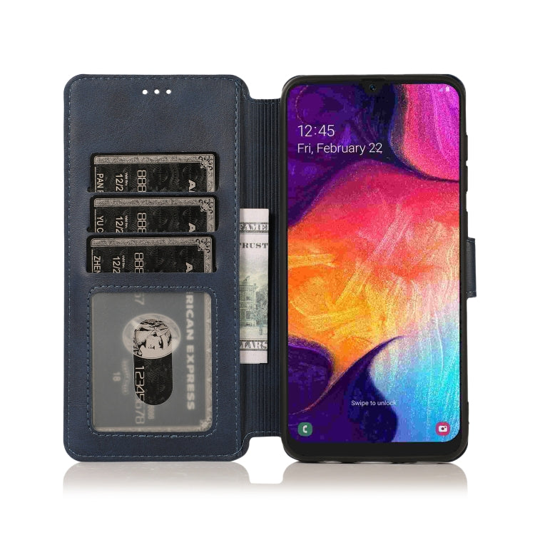 For Samsung Galaxy A30 Shockproof PU + TPU Leather Phone Case