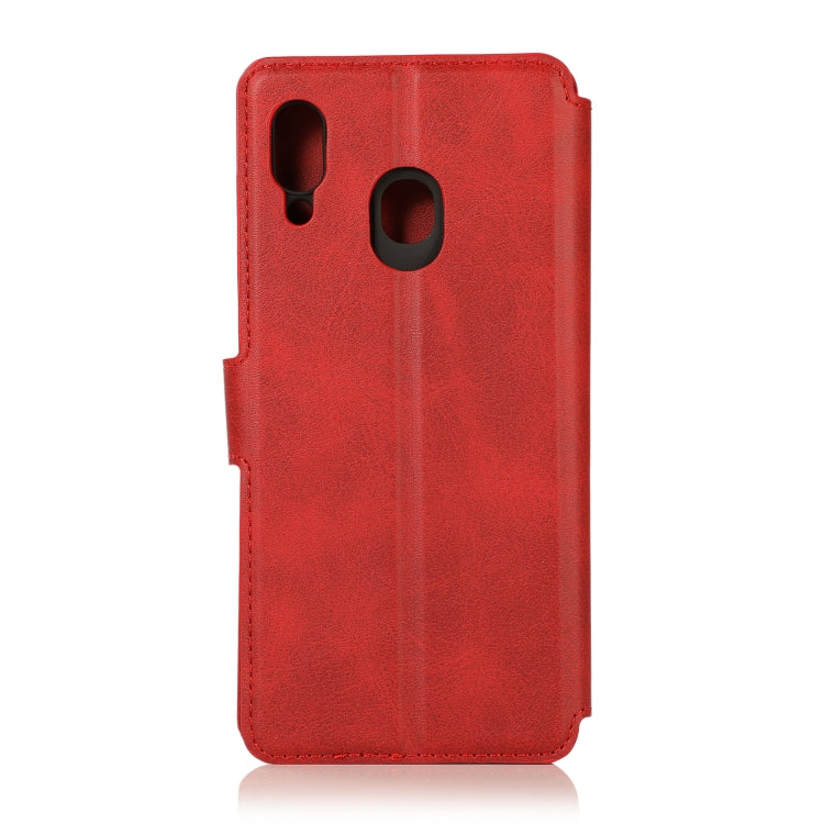 For Samsung Galaxy A30 Shockproof PU + TPU Leather Phone Case