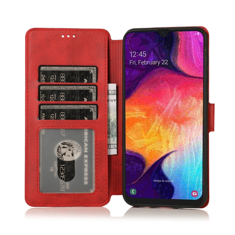 For Samsung Galaxy A30 Shockproof PU + TPU Leather Phone Case