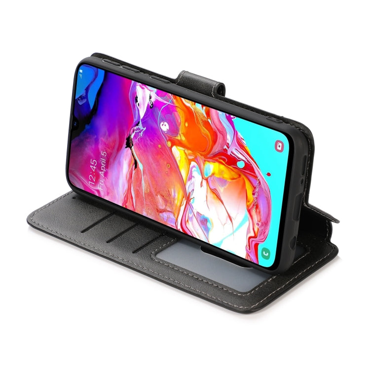 For Samsung Galaxy A40 Shockproof PU + TPU Leather Phone Case