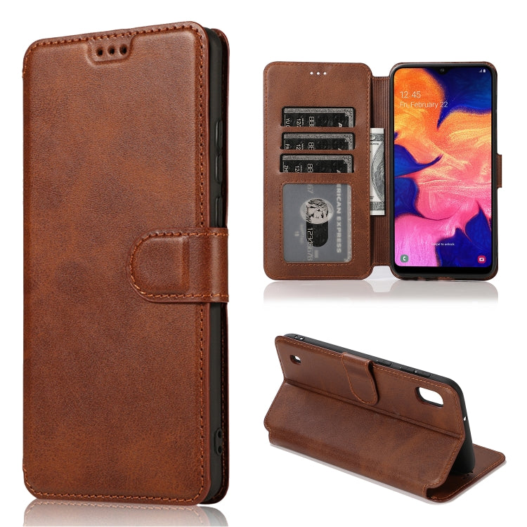 For Samsung Galaxy A40 Shockproof PU + TPU Leather Phone Case