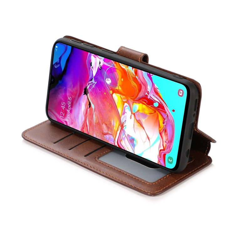 For Samsung Galaxy A40 Shockproof PU + TPU Leather Phone Case