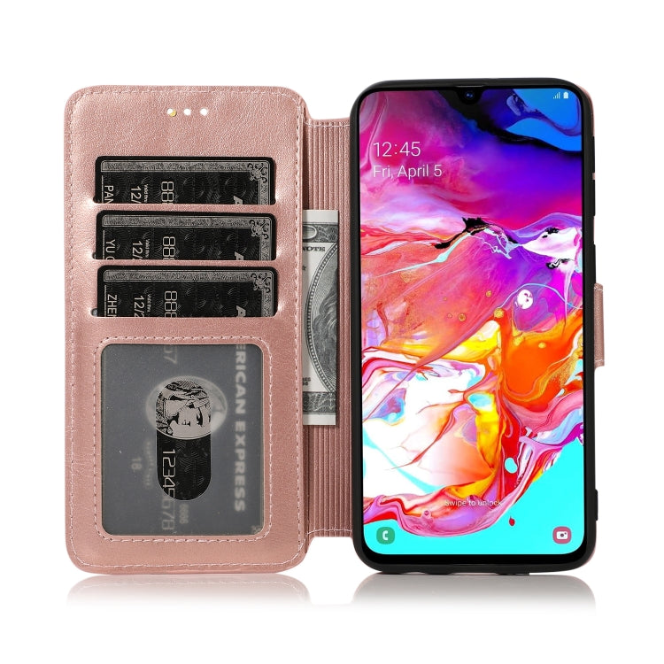 For Samsung Galaxy A40 Shockproof PU + TPU Leather Phone Case