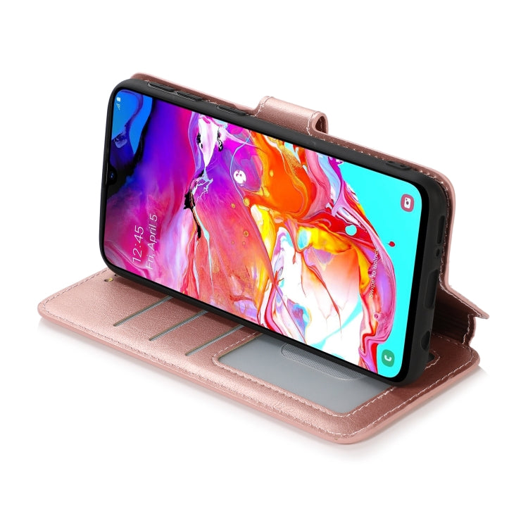 For Samsung Galaxy A40 Shockproof PU + TPU Leather Phone Case