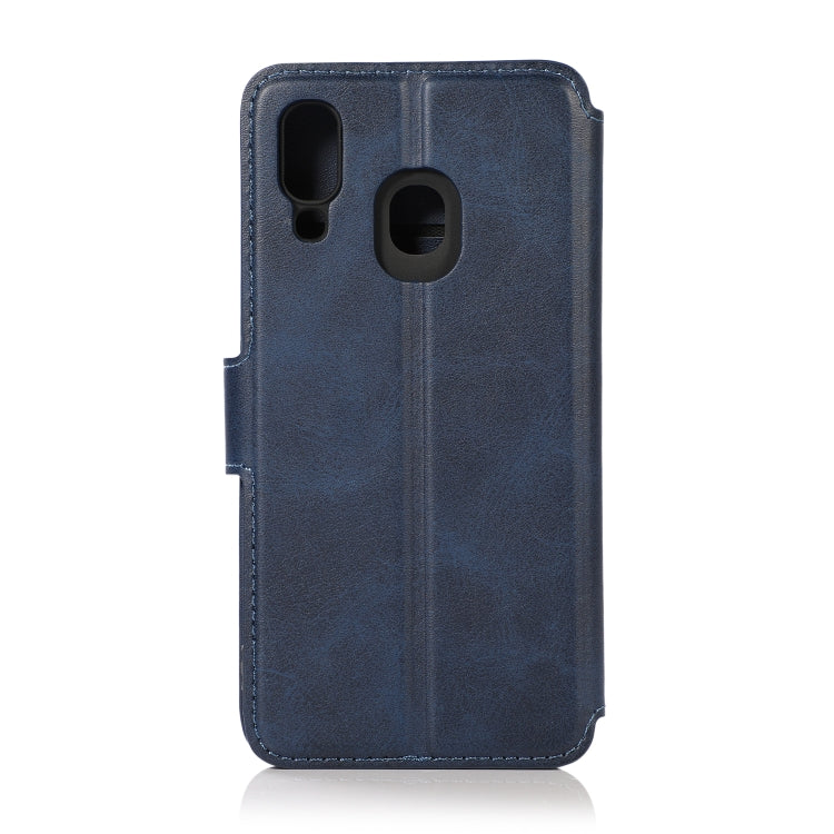 For Samsung Galaxy A40 Shockproof PU + TPU Leather Phone Case