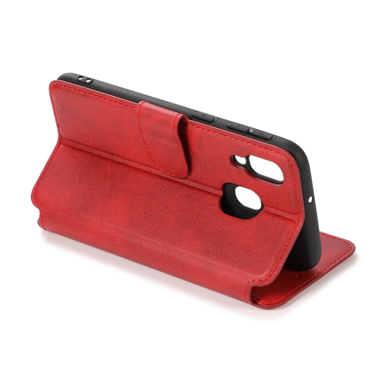 For Samsung Galaxy A40 Shockproof PU + TPU Leather Phone Case