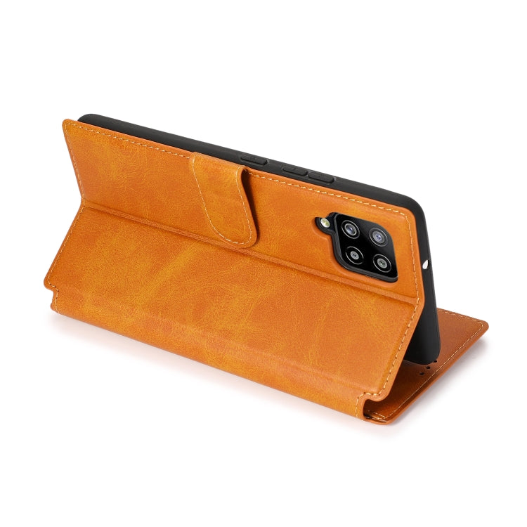 For Samsung Galaxy A42 5G Shockproof PU + TPU Leather Phone Case