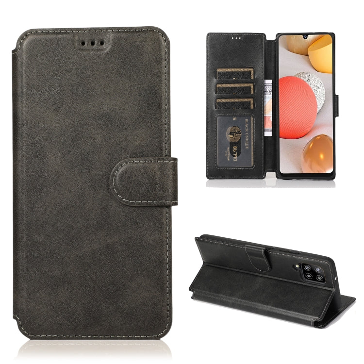 For Samsung Galaxy A42 5G Shockproof PU + TPU Leather Phone Case