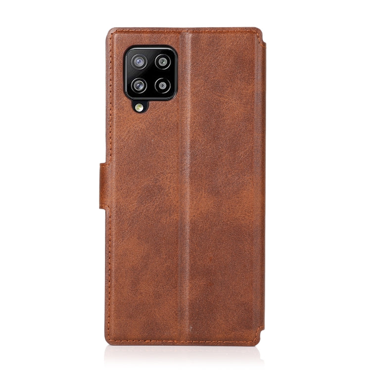For Samsung Galaxy A42 5G Shockproof PU + TPU Leather Phone Case