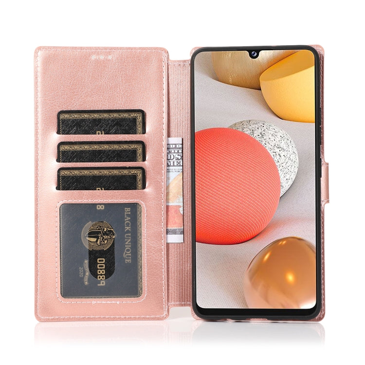 For Samsung Galaxy A42 5G Shockproof PU + TPU Leather Phone Case