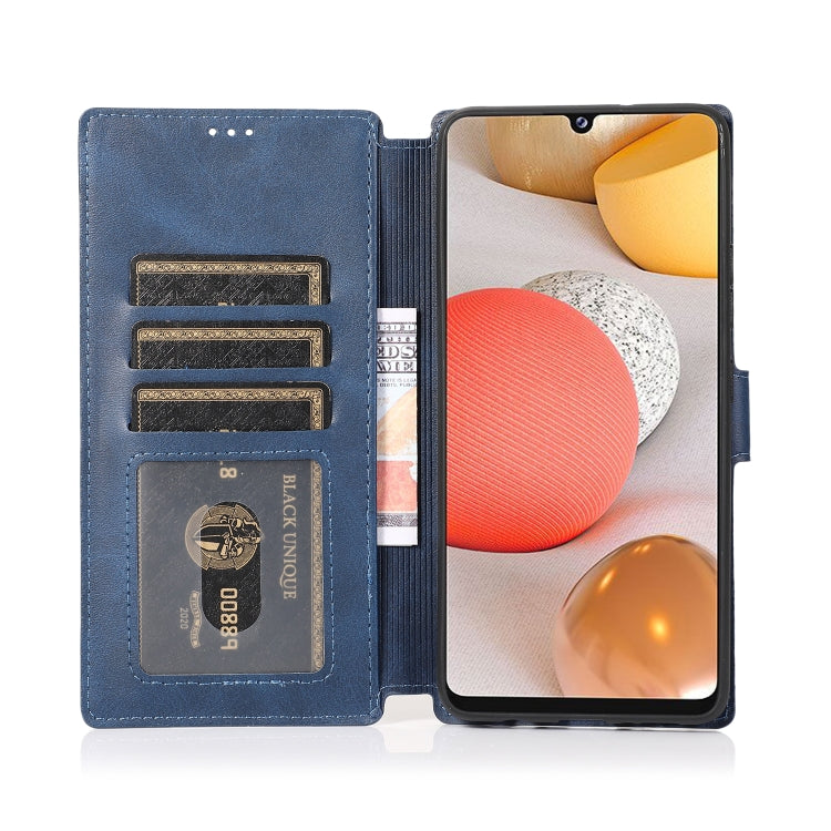 For Samsung Galaxy A42 5G Shockproof PU + TPU Leather Phone Case