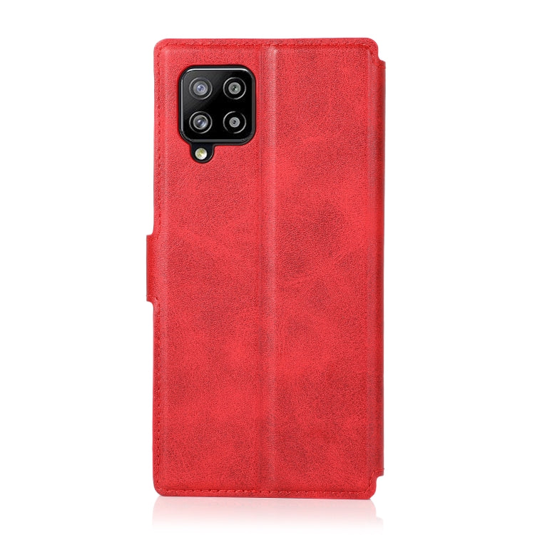 For Samsung Galaxy A42 5G Shockproof PU + TPU Leather Phone Case