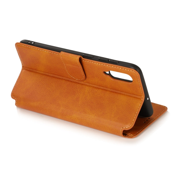 For Samsung Galaxy A50 Shockproof PU + TPU Leather Phone Case