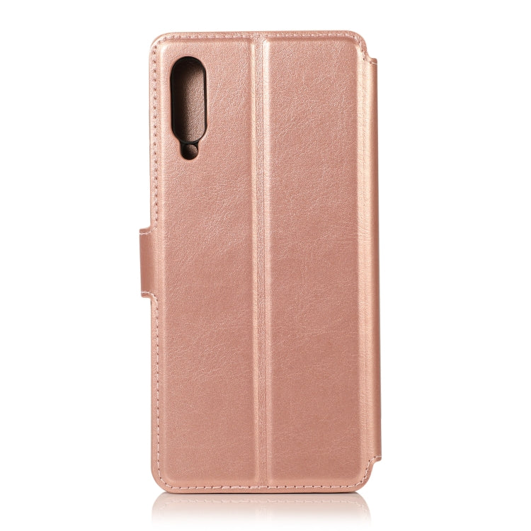 For Samsung Galaxy A50 Shockproof PU + TPU Leather Phone Case