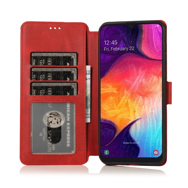 For Samsung Galaxy A50 Shockproof PU + TPU Leather Phone Case