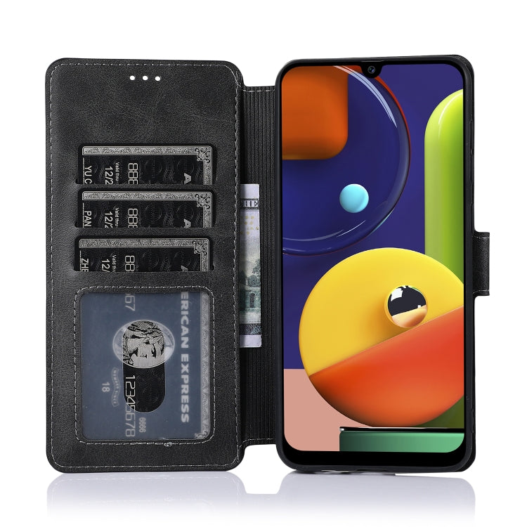 For Samsung Galaxy A50s Shockproof PU + TPU Leather Phone Case
