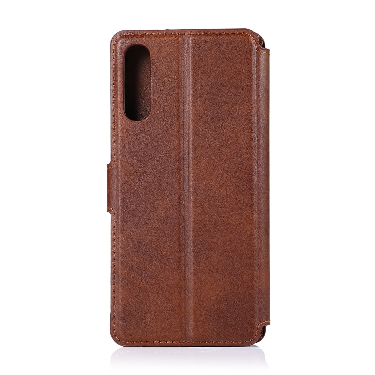 For Samsung Galaxy A50s Shockproof PU + TPU Leather Phone Case