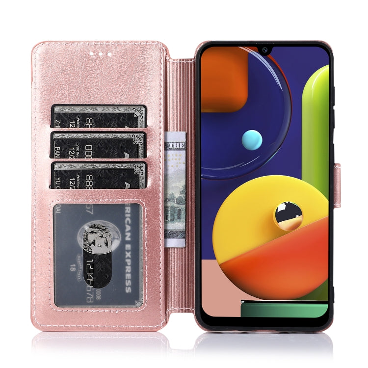 For Samsung Galaxy A50s Shockproof PU + TPU Leather Phone Case