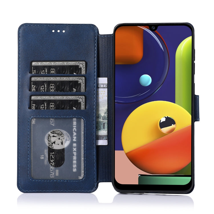 For Samsung Galaxy A50s Shockproof PU + TPU Leather Phone Case