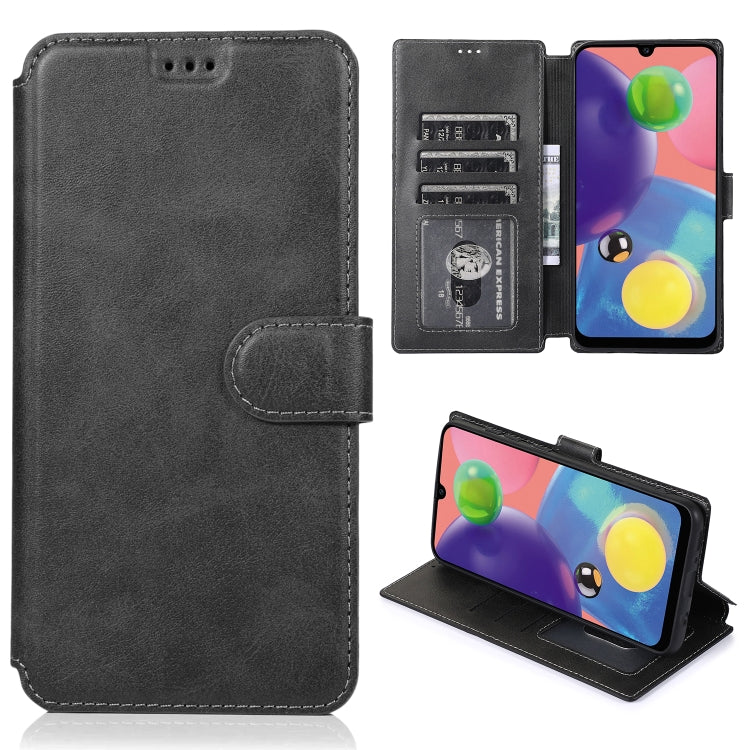 For Samsung Galaxy A70s Shockproof PU + TPU Leather Phone Case