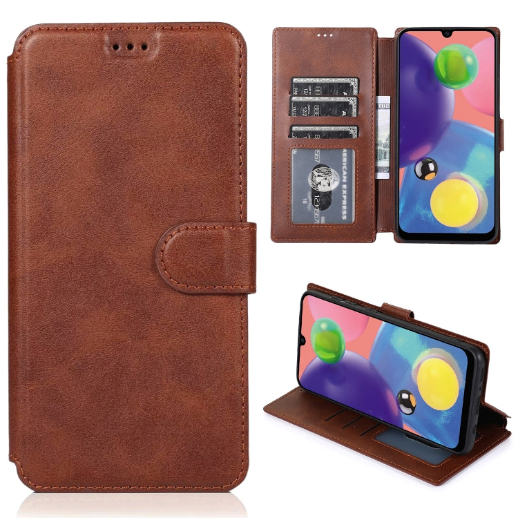 For Samsung Galaxy A70s Shockproof PU + TPU Leather Phone Case