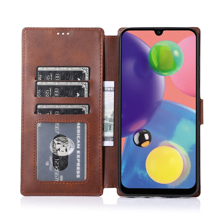 For Samsung Galaxy A70s Shockproof PU + TPU Leather Phone Case