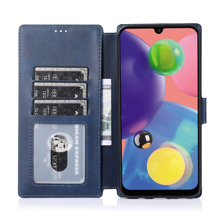 For Samsung Galaxy A70s Shockproof PU + TPU Leather Phone Case