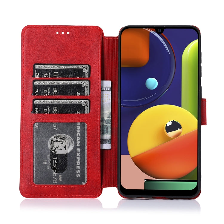 For Samsung Galaxy A70s Shockproof PU + TPU Leather Phone Case