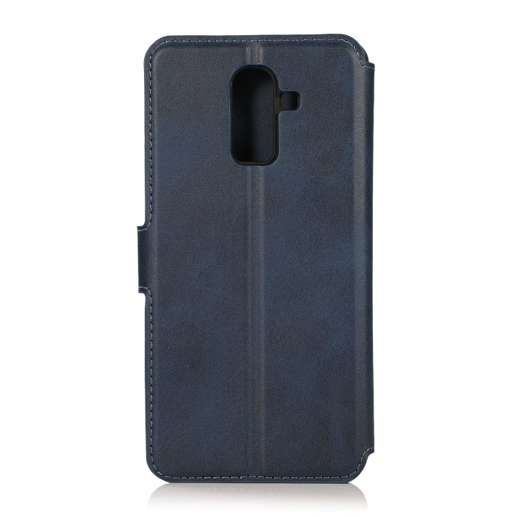 For Samsung Galaxy J8 2018 Shockproof PU + TPU Leather Phone Case