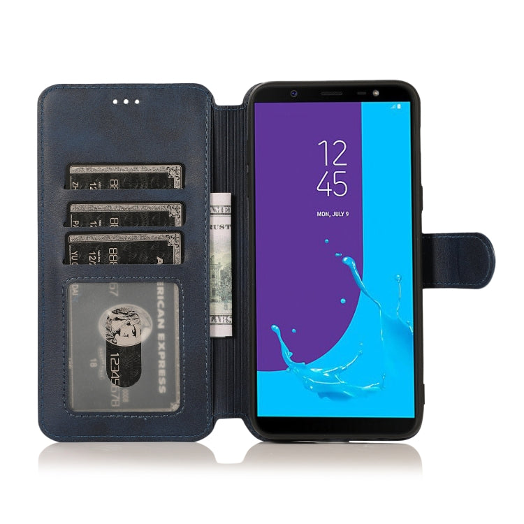 For Samsung Galaxy J8 2018 Shockproof PU + TPU Leather Phone Case
