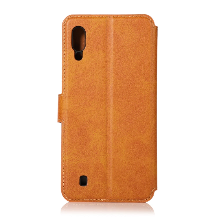 For Samsung Galaxy M10 Shockproof PU + TPU Leather Phone Case
