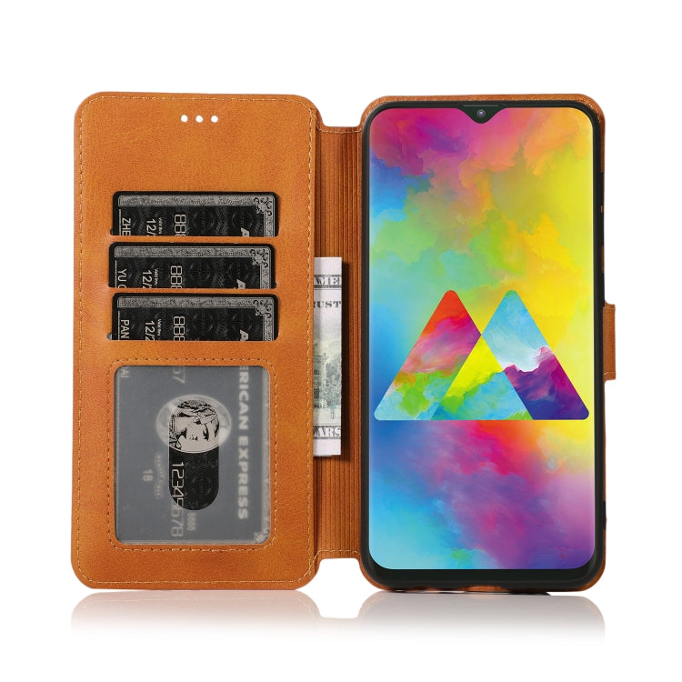 For Samsung Galaxy M10 Shockproof PU + TPU Leather Phone Case